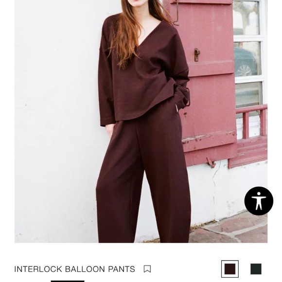 Zara Brown Wide Leg Pants - Picture 8 of 8